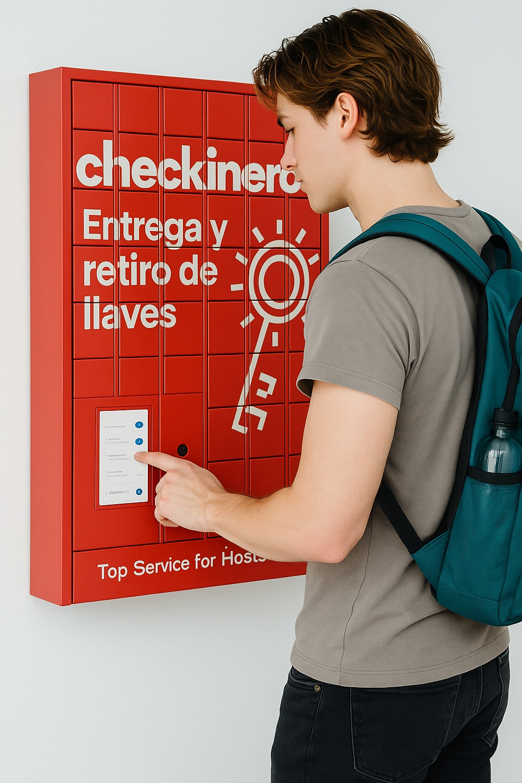 Locker Checkinero para entrega y retiro de llaves